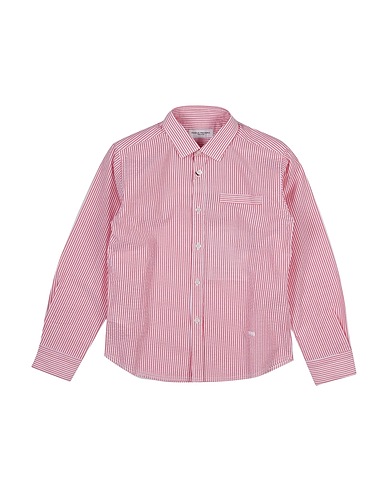 PAOLO PECORA Patterned shirt Red 100% Cotton