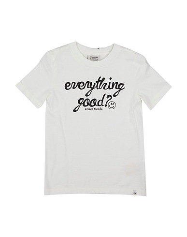 SCOTCH R'BELLE T-shirt Avorio 100% Cotone