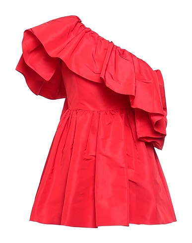 MCQUEEN One-shoulder top Red 100% Polyester