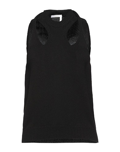 SEE BY CHLOÉ Evening top Black 69% Cotton, 31% Wool
