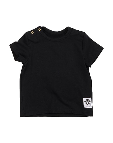 MINI RODINI T-shirt Black 95% Lyocell, 5% Elastane
