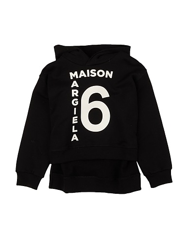 MM6 MAISON MARGIELA Felpa Nero 100% Cotone