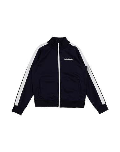 PALM ANGELS Sweatshirt Midnight blue 63% Polyester, 37% Cotton, Elastane