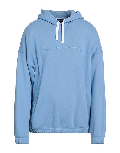 GIORGIO ARMANI Sweatshirt Light blue 100% Cotton