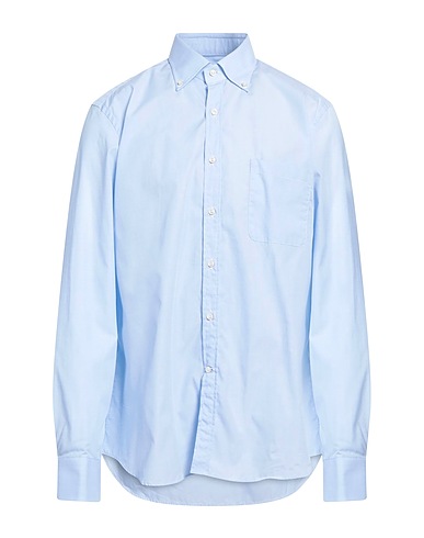 XC Solid colour shirt Sky blue 100% Cotton