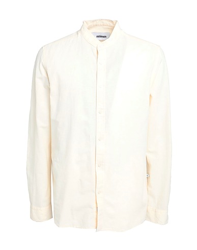 MINIMUM Solid colour shirt Cream 68% Organic cotton, 32% Linen