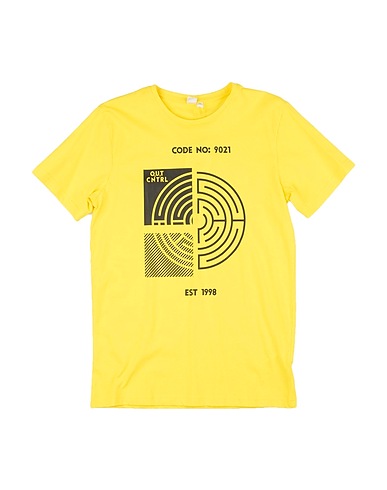 iDO T-shirt Yellow 100% Cotton