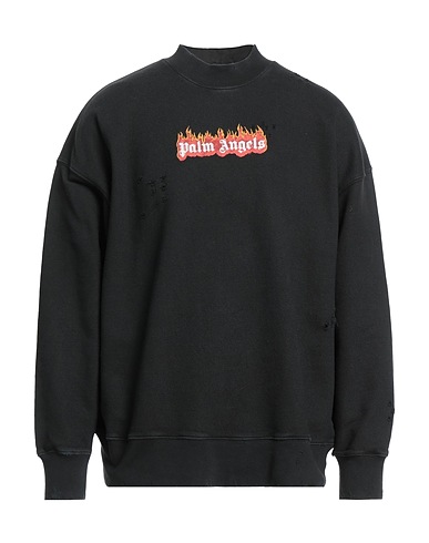 PALM ANGELS スウェット ブラック コットン 100%