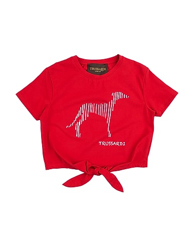 TRUSSARDI JUNIOR T-shirt Red 95% Cotton, 5% Elastane