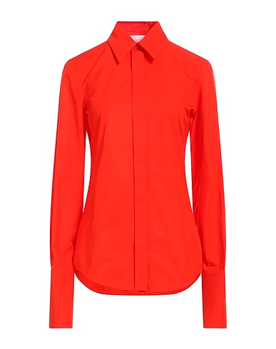 SPORTMAX Camicie e bluse tinta unita Rosso pomodoro 100% Cotone