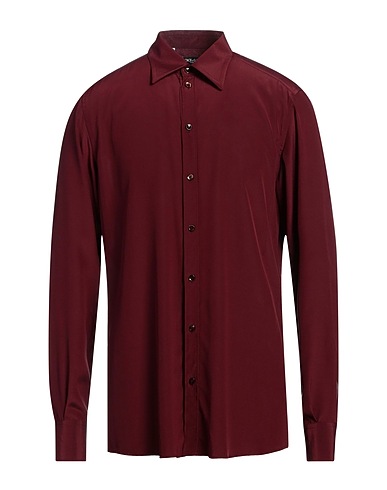 DOLCE&GABBANA Shirts Burgundy 100% Silk