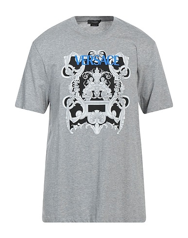 VERSACE T-shirt Grey 100% Cotton