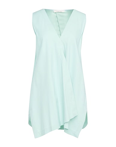 LIVIANA CONTI Top Sky blue 49% Cotton, 29% Viscose, 19% Virgin Wool, 3% Elastane