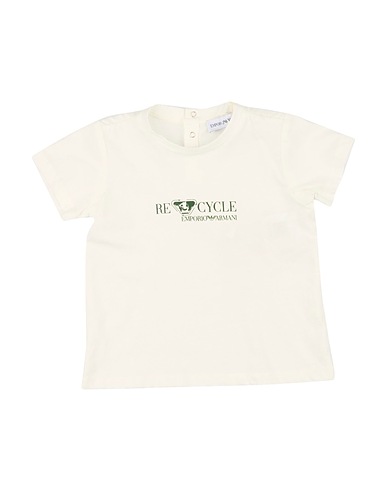 EMPORIO ARMANI T-shirt Blanc cassé 100% Coton