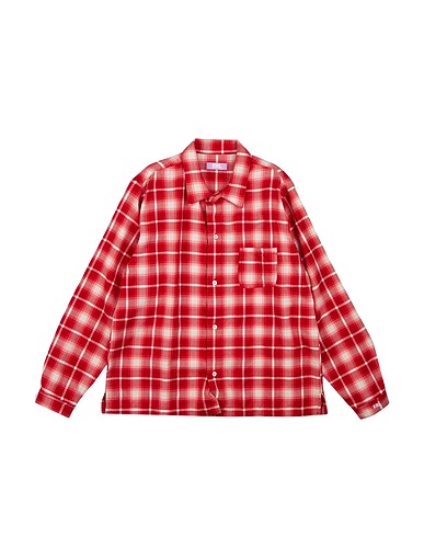 ERL Patterned shirt Red 100% Cotton