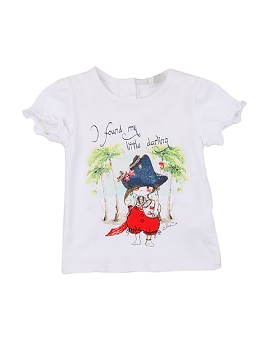 SILVIAN HEACH T-shirt Bianco 95% Cotone, 5% Elastan