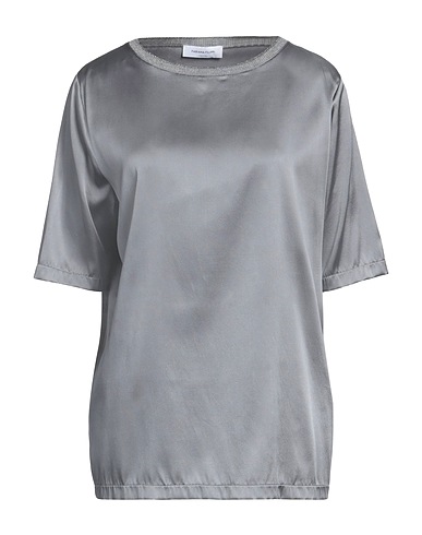 FABIANA FILIPPI Top Grey 96% Silk, 4% Elastane, Viscose, Cashmere, Polyester