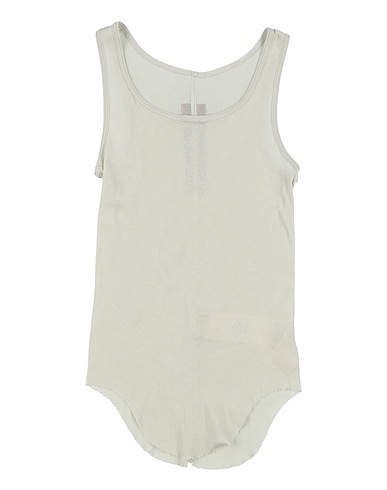RICK OWENS Canotta Grigio chiaro 100% Cotone