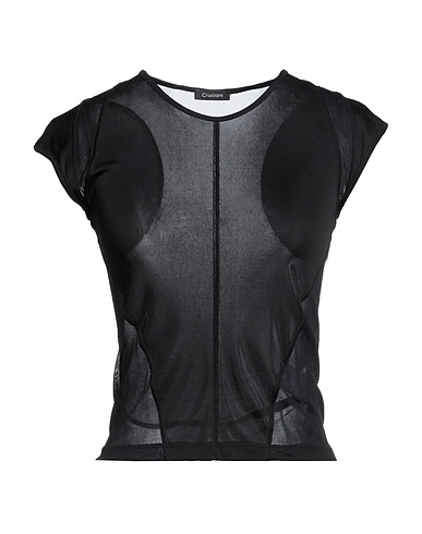 CRUCIANI T-shirt Black 100% Viscose