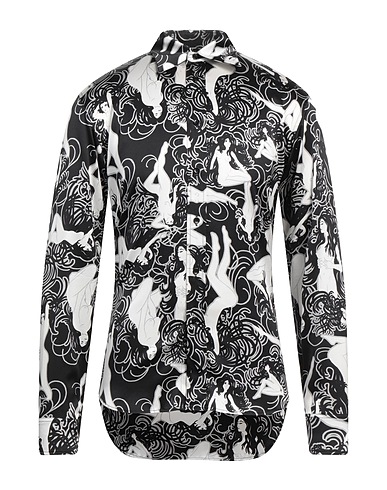AMIRI TOPWEAR Black 96% Silk, 4% Elastane