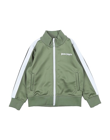 PALM ANGELS Sweat-shirt Vert militaire 63% Polyester, 37% Coton, Élasthanne