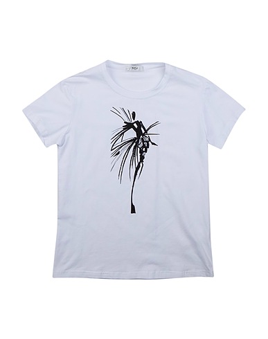 Y-CLÙ T-shirt White 94% Cotton, 6% Elastane