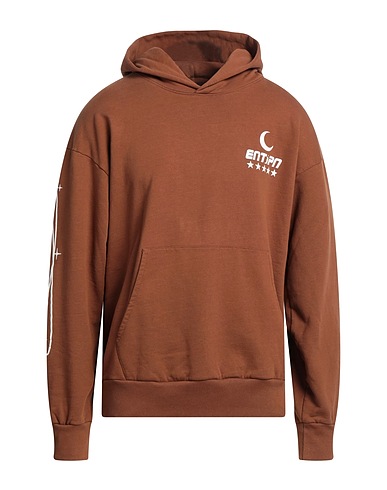 ENTERPRISE JAPAN Hooded sweatshirt Camel 100% Cotton