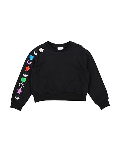 CHIARA FERRAGNI Felpa Nero 95% Cotone, 5% Elastan