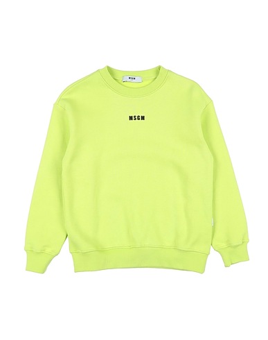 MSGM Sweatshirt KIDS Lime green 100% Cotton
