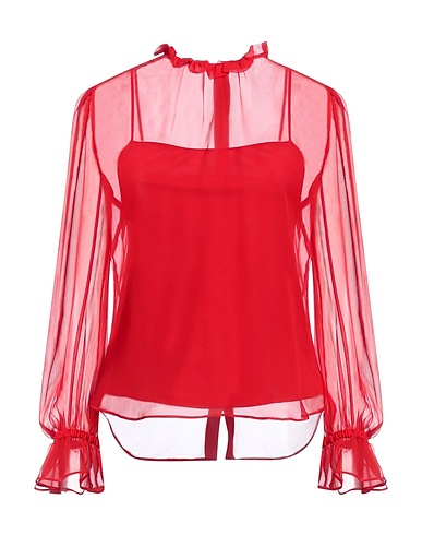 MOSCHINO Silk top COUTURE Red 100% Silk