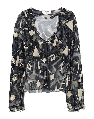 FENDI Silk top Black 100% Silk