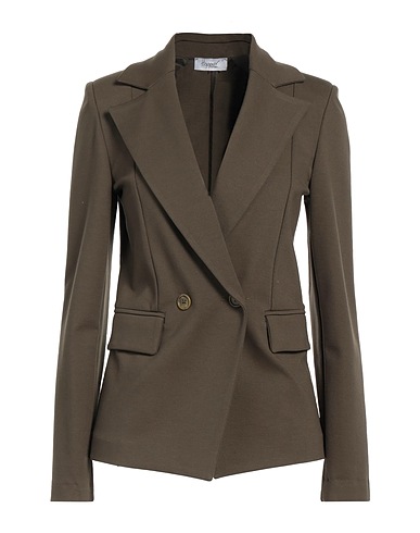 HOPPER テーラードジャケット ミリタリーグリーン ポリエステル 60% / ナイロン 35% / ポリウレタン 5%