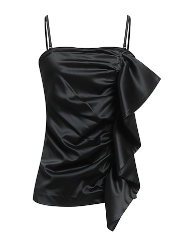 P.A.R.O.S.H. Elegante Top Schwarz 48% Acetat, 45% Polyamid, 7% Elastan