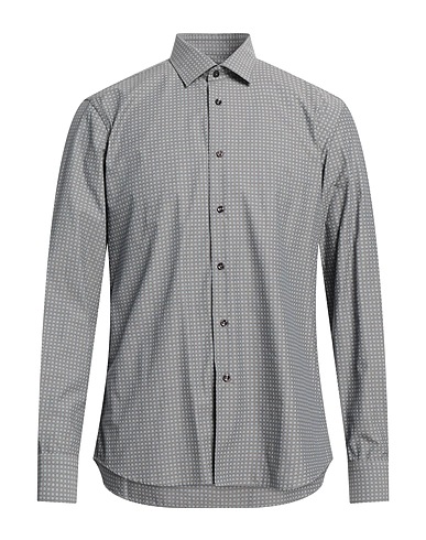 DOMENICO TAGLIENTE Camicia fantasia Piombo 100% Cotone