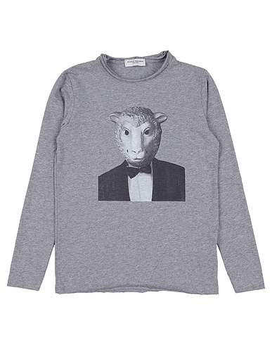 PAOLO PECORA T-shirt Grigio 100% Cotone