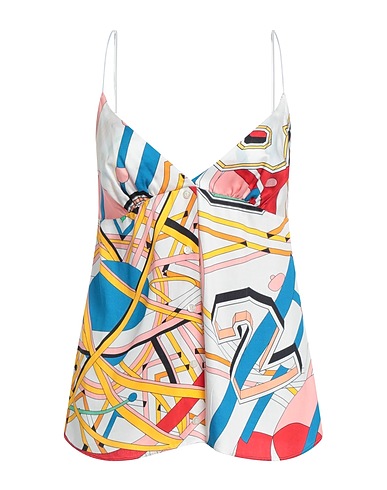 PEECH Camisole Bianco 100% Viscosa