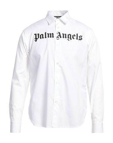 PALM ANGELS Shirts White 100% Cotton