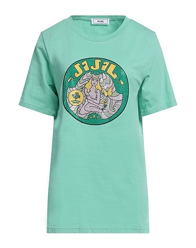 JIJIL T-shirt Light green 100% Cotton