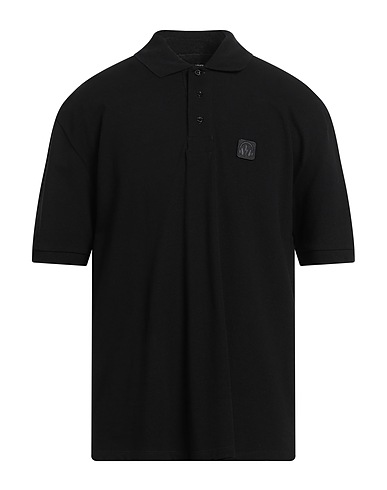 NEIL BARRETT Polo shirt Black 100% Cotton