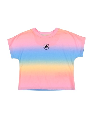 CONVERSE T-Shirt PRINTED RELAXED BOXY TEE
 Rosa 60% Baumwolle, 40% Polyester