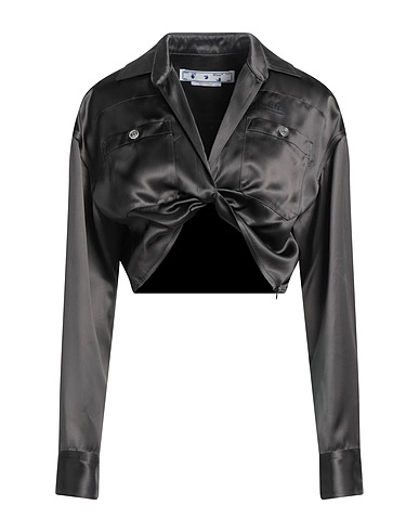 OFF-WHITE™ Top Charcoal 100% Viscose
