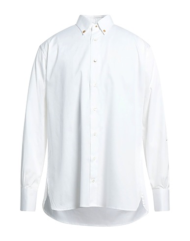 FEDERICO CURRADI Camicia tinta unita Bianco 100% Cotone