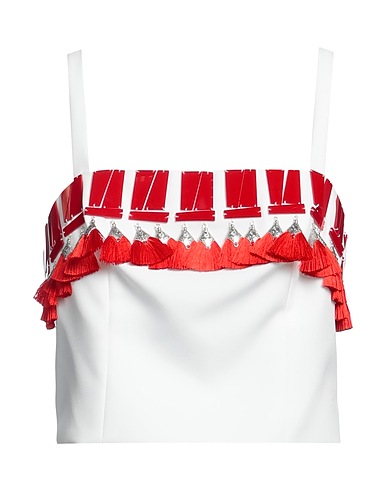 TWINS FANTASY Top Bianco 100% Poliestere