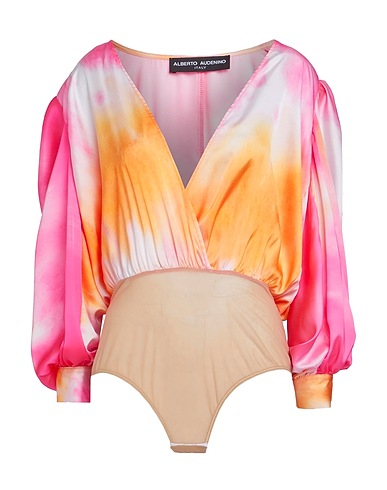 ALBERTO AUDENINO TOPWEAR Pink 100% Polyester, Elastane