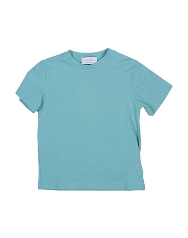 MOOD_ONE T-shirt Turquoise 95% Cotton, 5% Elastane