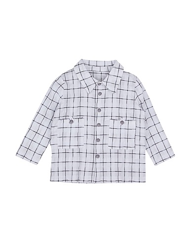 @MADILLY Patterned shirt White 45% Cotton, 20% Polyester, 15% Viscose, 15% Polyamide, 5% Other Fibres