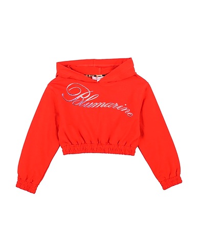 MISS BLUMARINE Sweatshirt Tomato red 95% Cotton, 5% Elastane