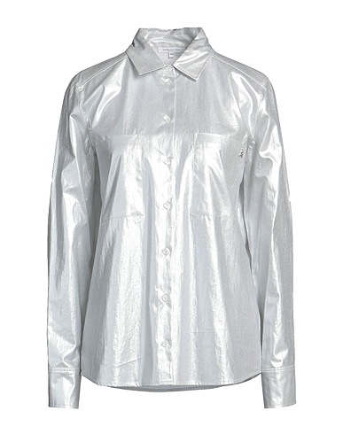 PATRIZIA PEPE Solid colour shirts & blouses Light grey 100% Cotton