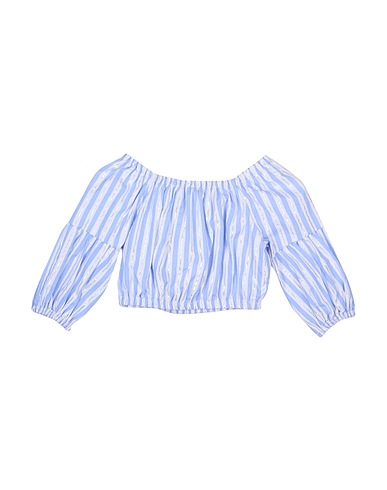 L:Ú L:Ú by MISS GRANT Top Sky blue 50% Polyester, 45% Cotton, 5% Metallic fiber