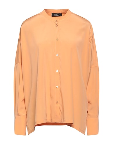 BLUMARINE Solid colour shirts & blouses Apricot 96% Silk, 4% Elastane